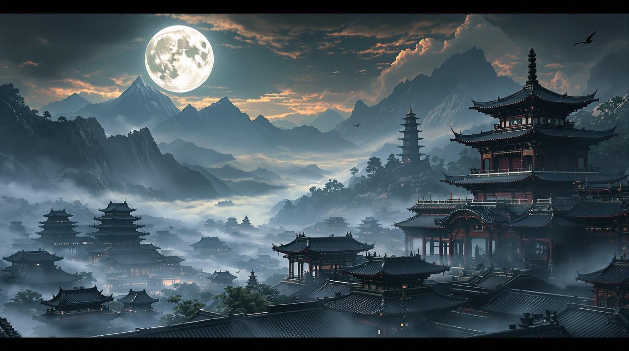 褐色影院作品江湖旧事背景图