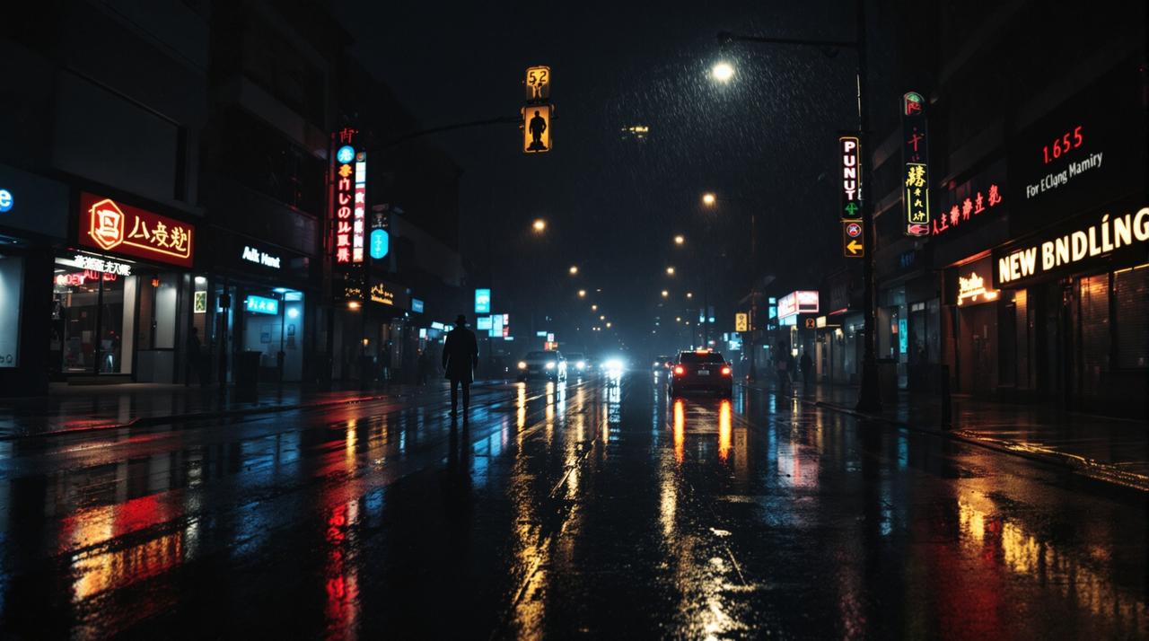 褐色影院作品暗夜追凶背景图